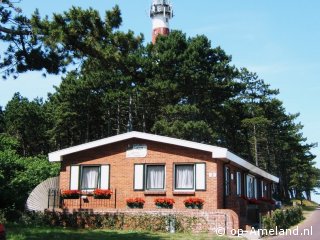 Fuut bij de vuurtoren, Weltnaturerbe Wattenmeer Ameland